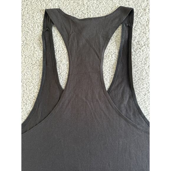 Men's Flex’s Fitness Muscle Tank Gym Active Wear Unisex Bodybuilding NWT Blk L - Picture 8 of 9